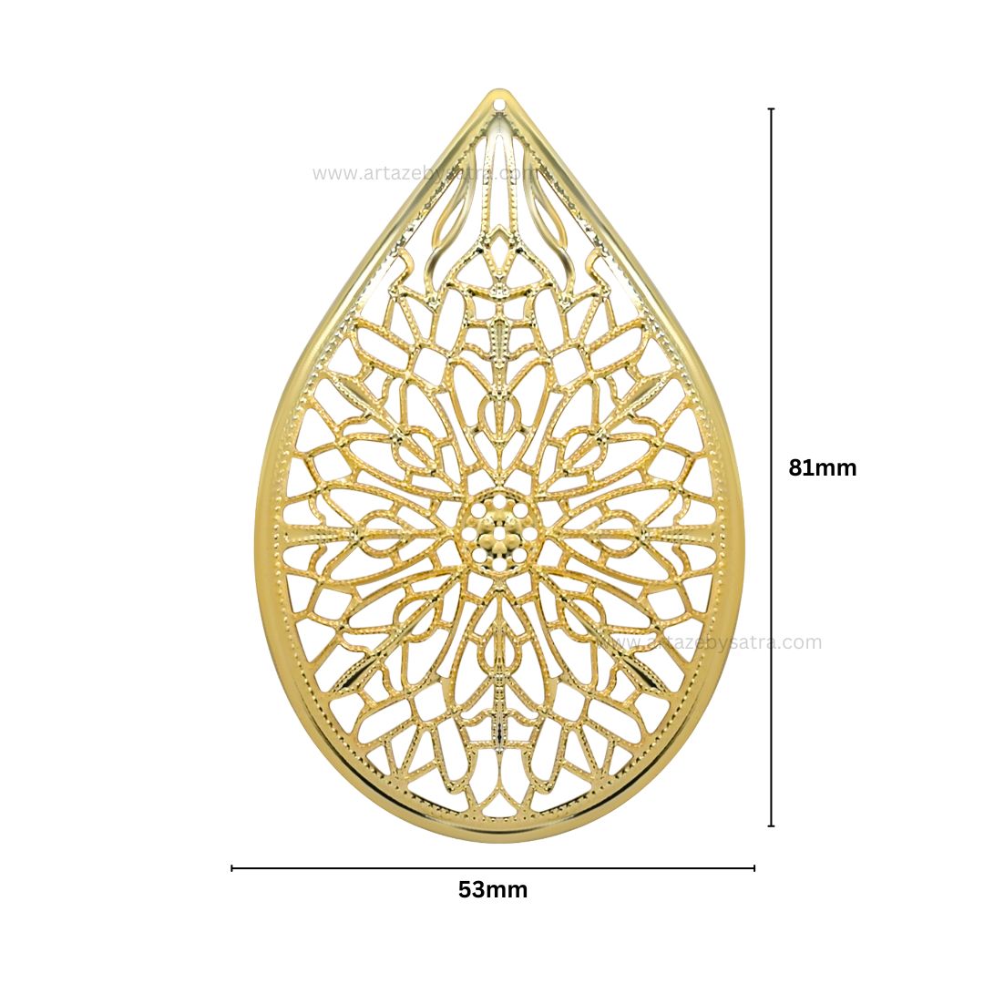 Drop Metal Art Base | Size : 81mm | 100g | MA62