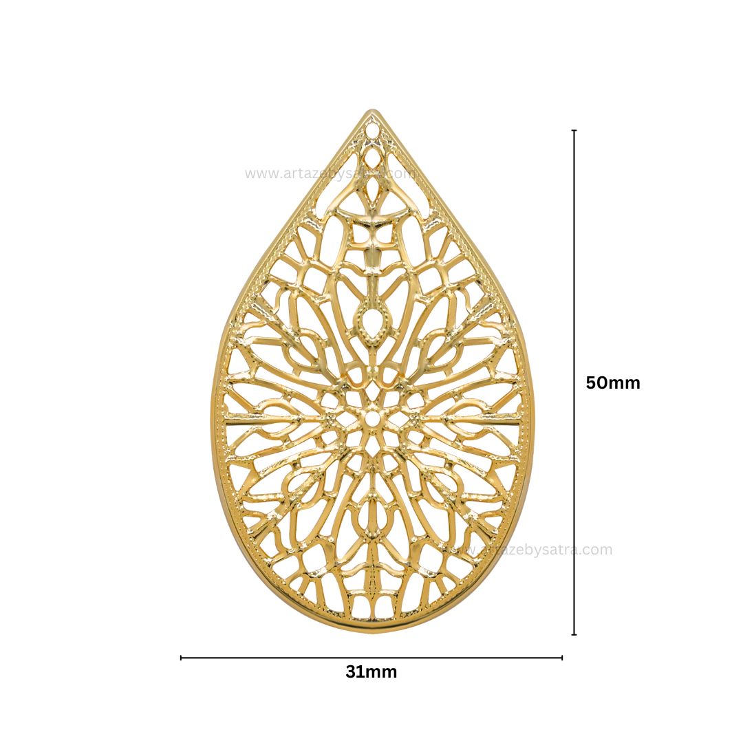 Drop Metal Art Base | Size : 50mm,80mm | 100g | MA64