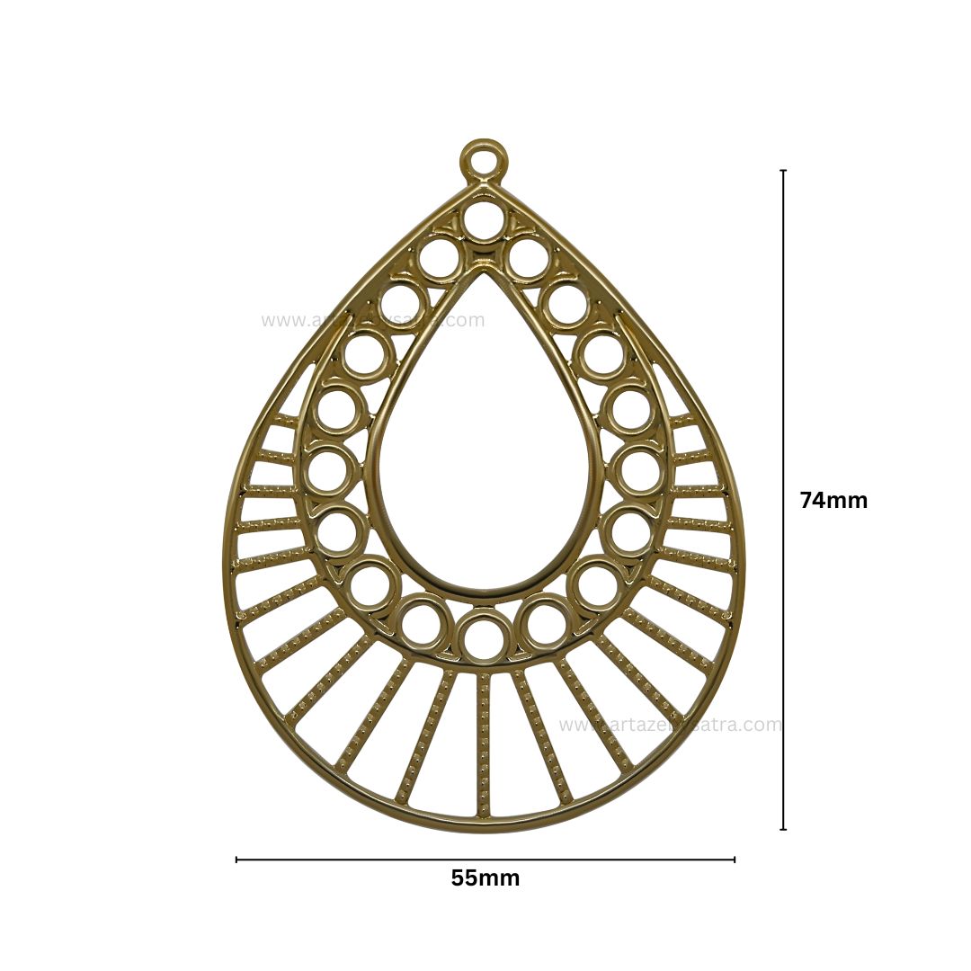 Drop Metal Art Base | Size : 74mm | 100g | MA65