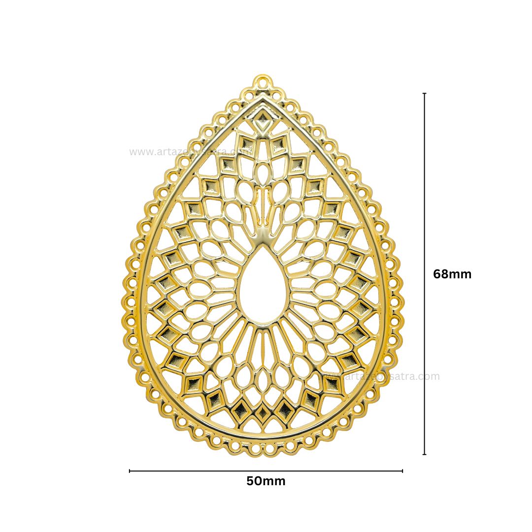 Drop Metal Art Base | Size : 68mm | 100g | MA66