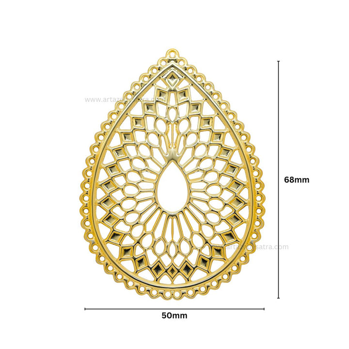 Drop Metal Art Base | Size : 68mm | 100g | MA66