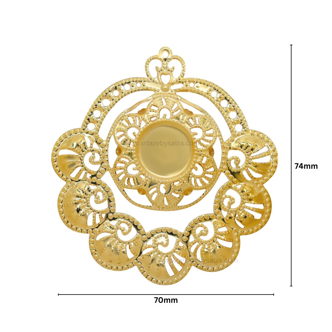 Metal Art Base | Size : 74mm | 100g | MA71