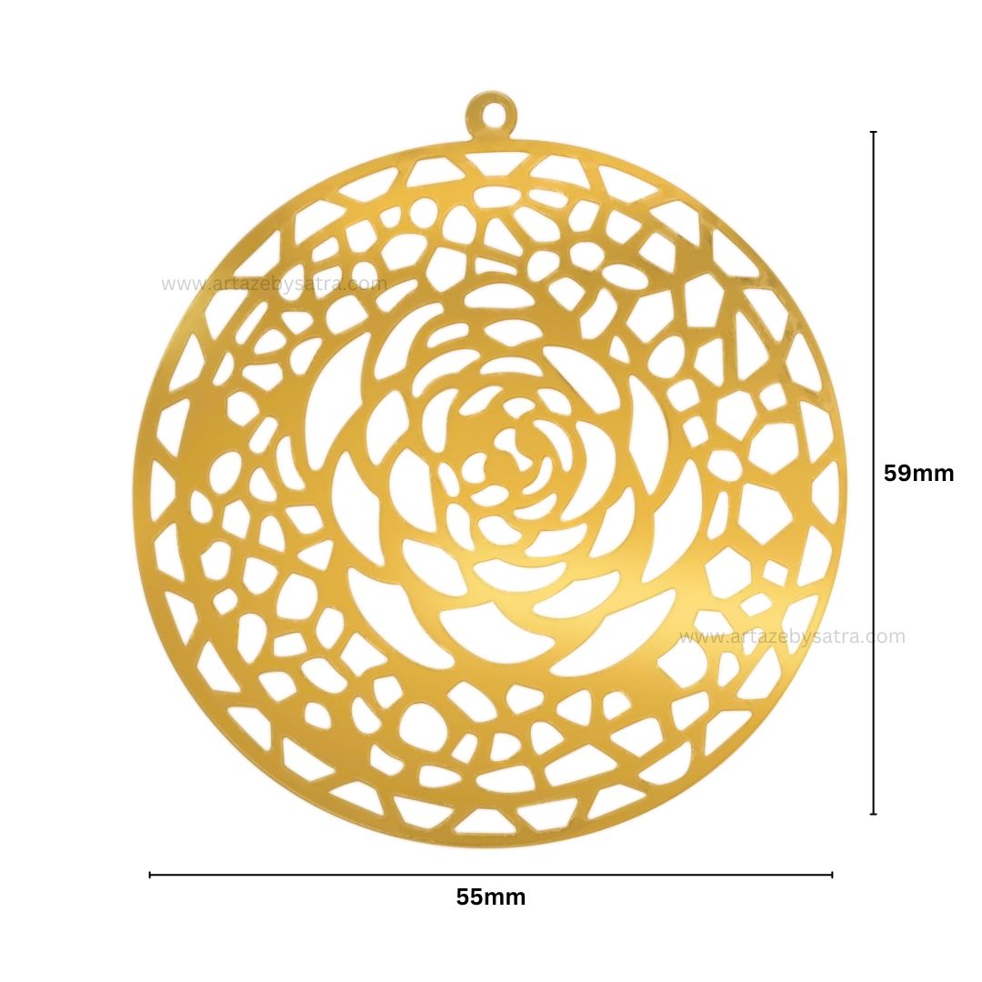 Round Metal Art Base | Size : 59mm | 100g | MA73