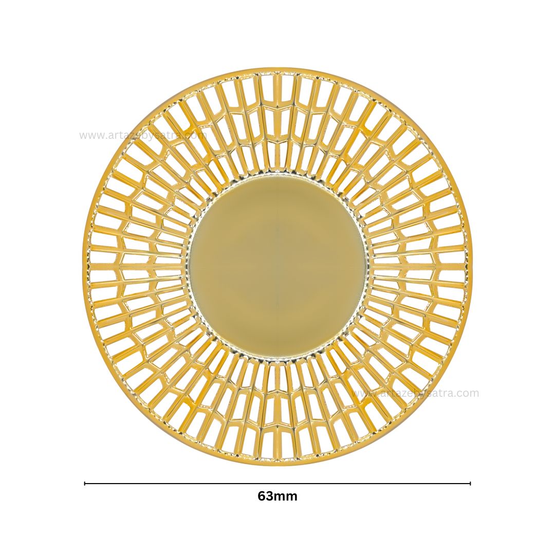 Round Metal Art Base | Size : 63mm | 100g | MA77