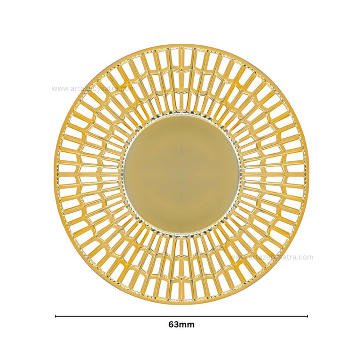 Round Metal Art Base | Size : 63mm | 100g | MA77