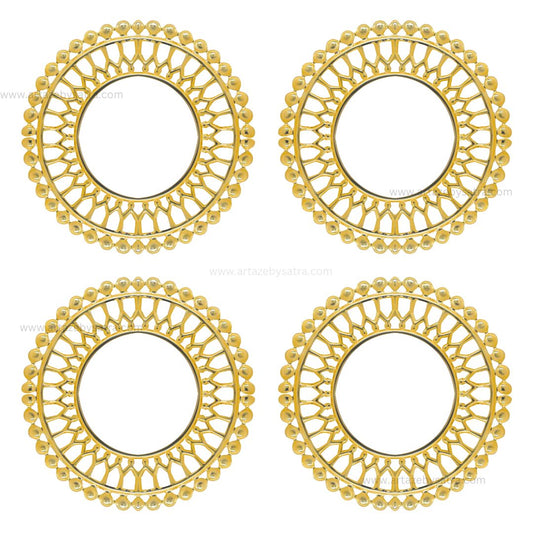 Round Metal Art Base | Size : 80mm | Qty : 100g | F-29-1 | MA78