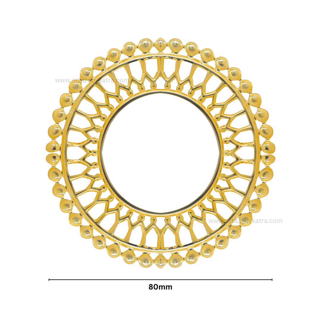 Round Metal Art Base | Size : 80mm | 100g | F-29-1 | MA78