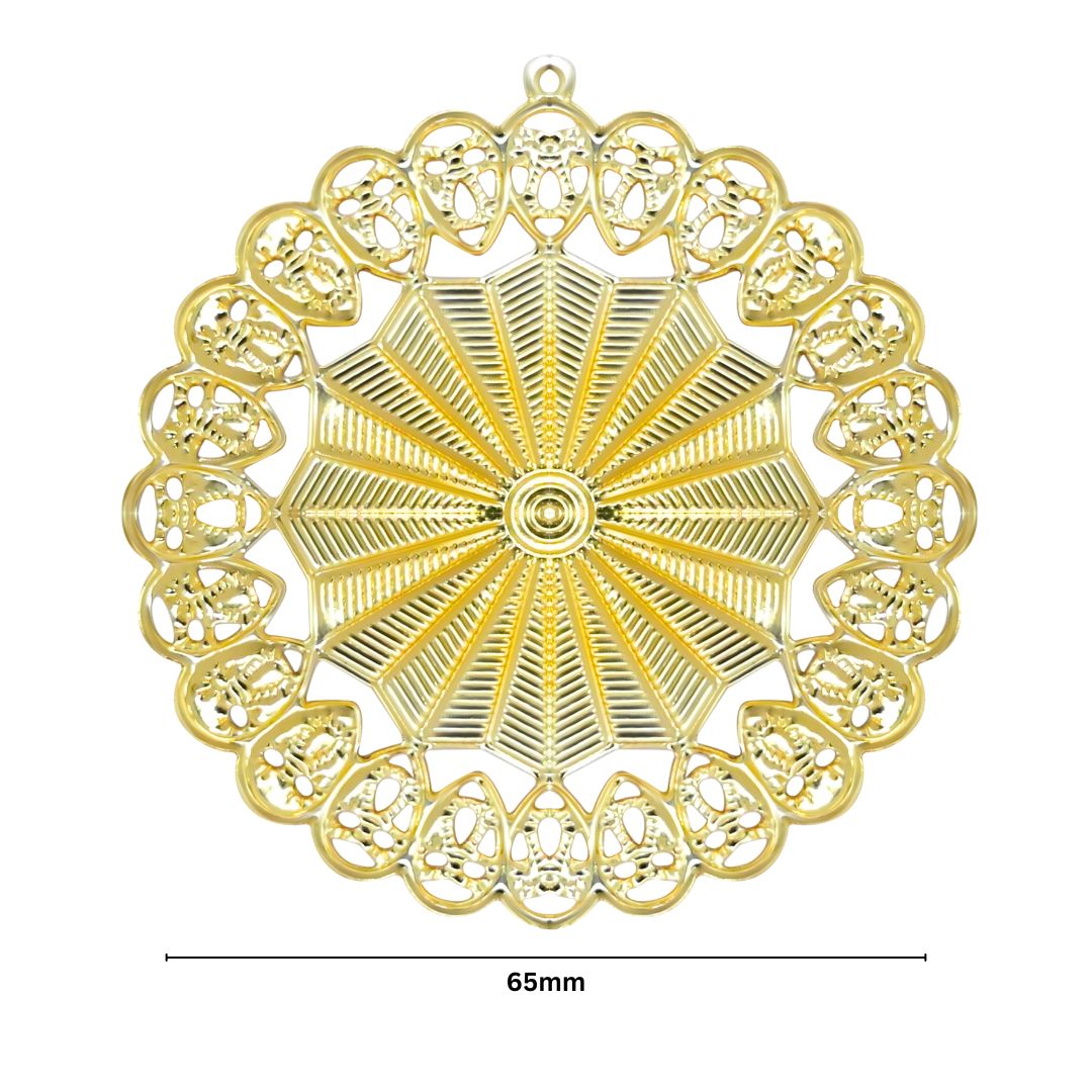 Round Metal Art Base | Size : 65mm | 100g | MA80