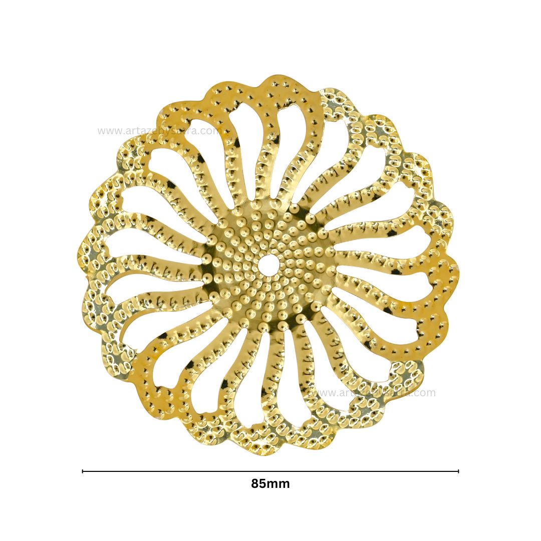 Round Metal Art Base | Size : 85mm | 100g | F-28-13 | MA81