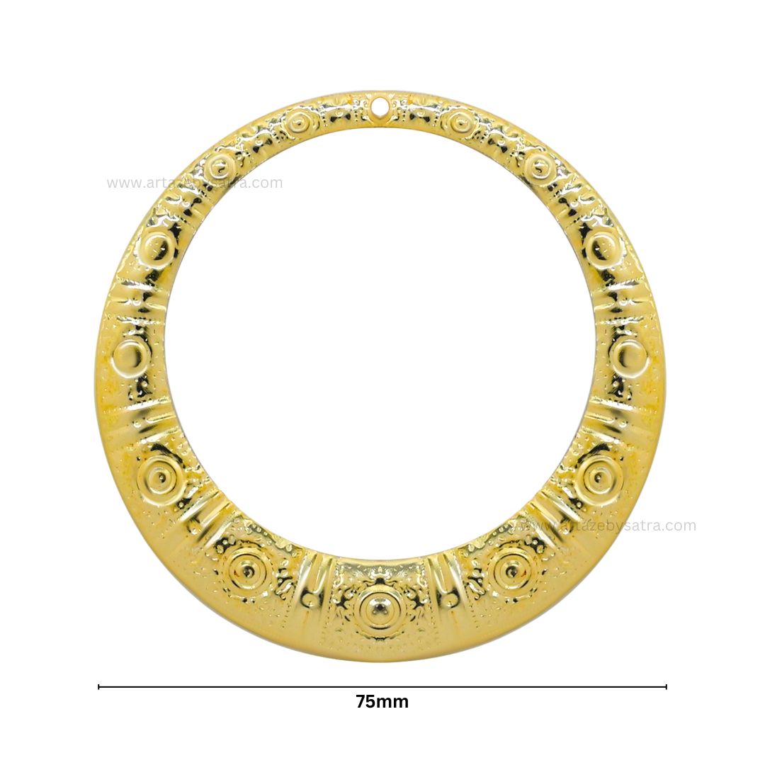 Round Metal Art Base | Size : 75mm | 100g | MA84