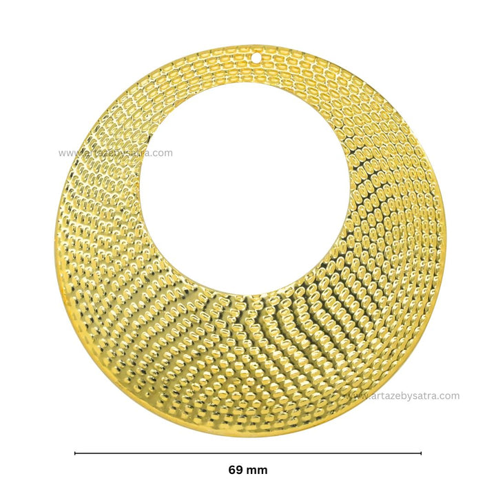 Round 1 Hole Metal Art Base | Size : 69mm | 100g | F-27-9 | MA96