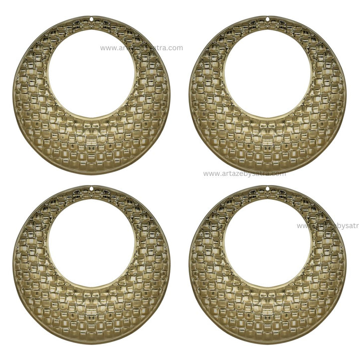Round 1 Hole Metal Art Base | Size : 70mm | 100g | F-25-15 | MA97
