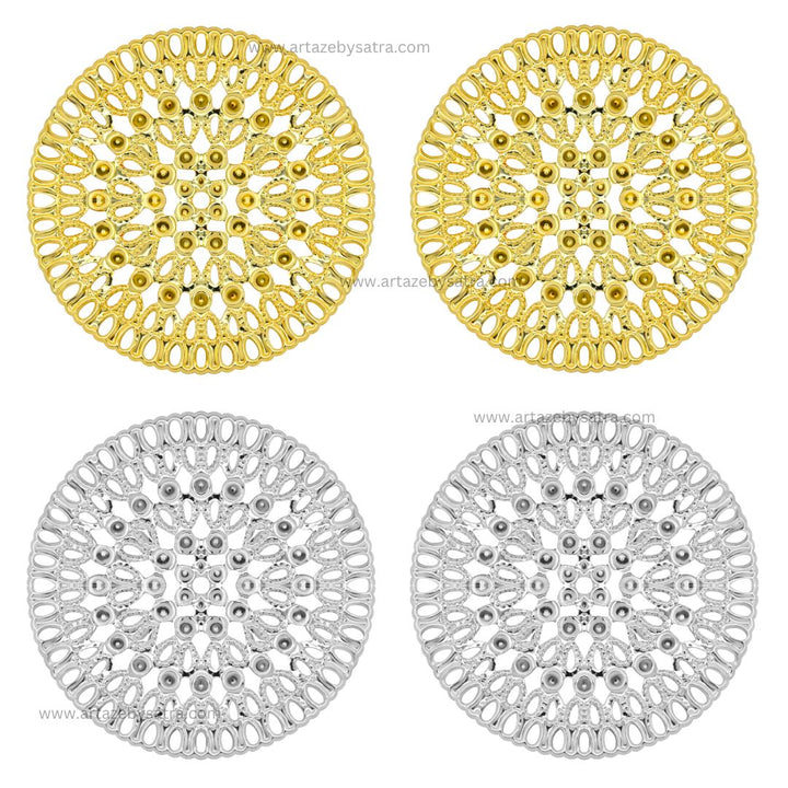 Round Metal Art Base | Size : 50mm | 100g | MA99