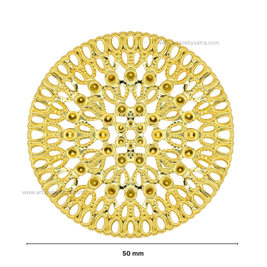 Round Metal Art Base | Size : 50mm | 100g | MA99