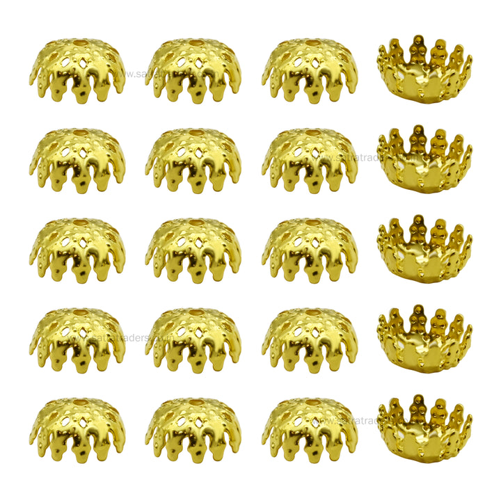 Designer Metal Beads Cap | Qty : 500g | MC15