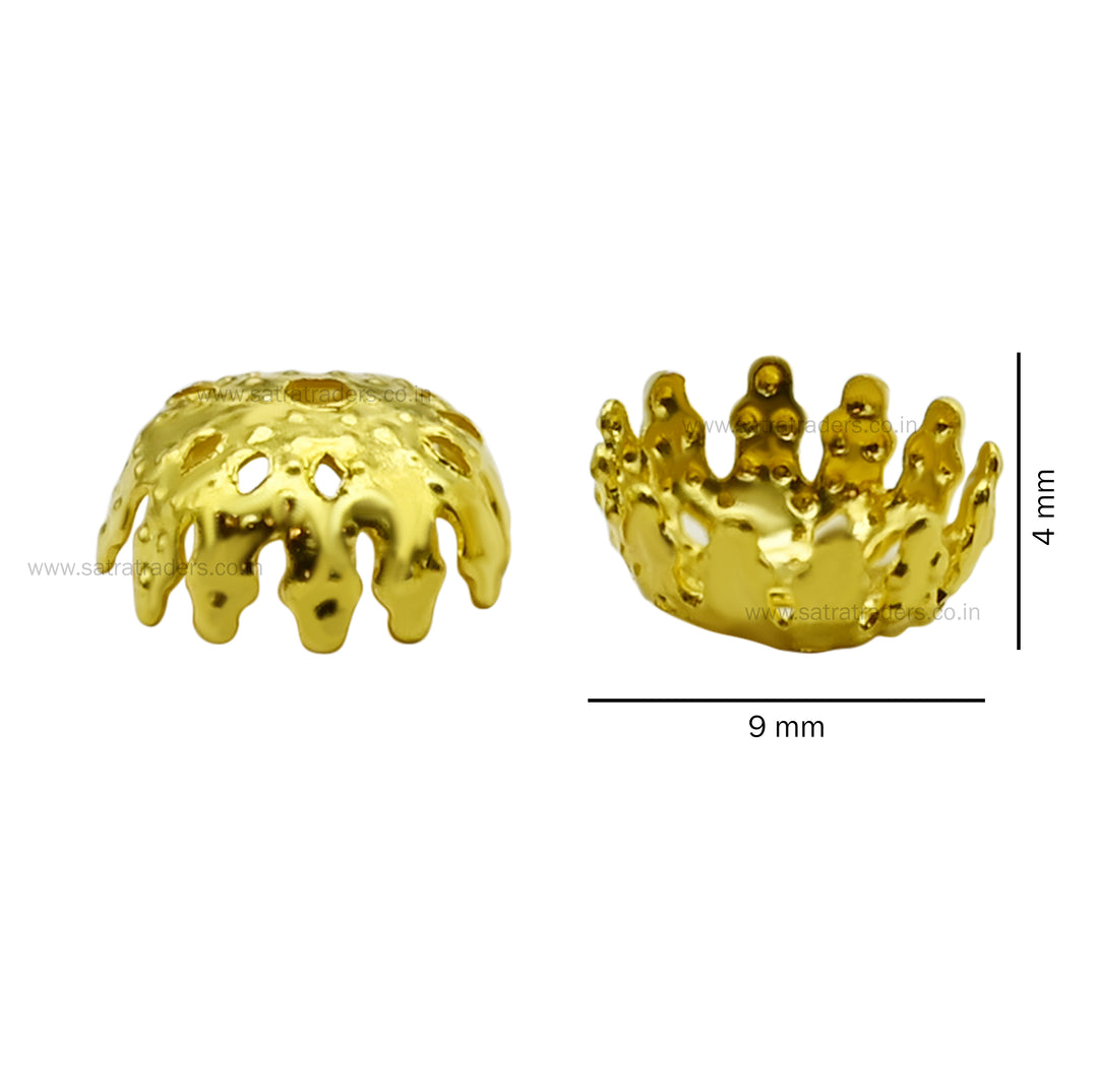 Designer Metal Beads Cap | Qty : 500g | MC15