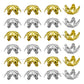 Designer Metal Beads Cap | Size : W-15mm H-7mm | Qty : 500g | MC27