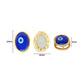 Oval Evil Eye Meenakari Kundan Beads | Size : 15mm | Qty : 12pcs | MKB69