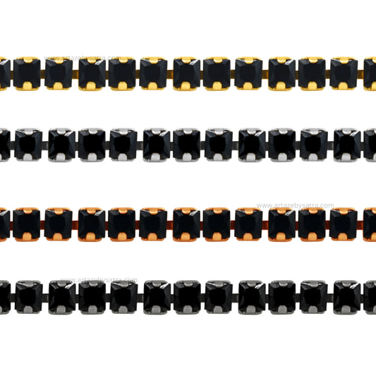 Square Diamond Stone Chain | Qty : 1mtr | DC03