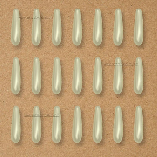 1 Hole Drop Plastic Pearl Beads | Qty : 500g | Size : 23mm | PPB23
