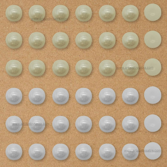 Round Shape Half Pearl Beads | Qty : 500g | PPB53