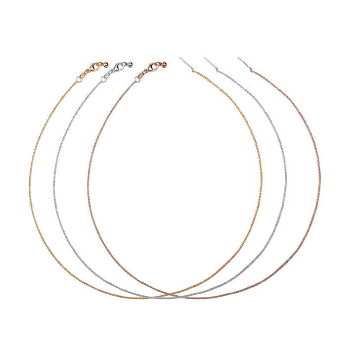 Flat Ready Brass 18k Gold Polished Chain | Qty : 1pc (High Quality) RC17