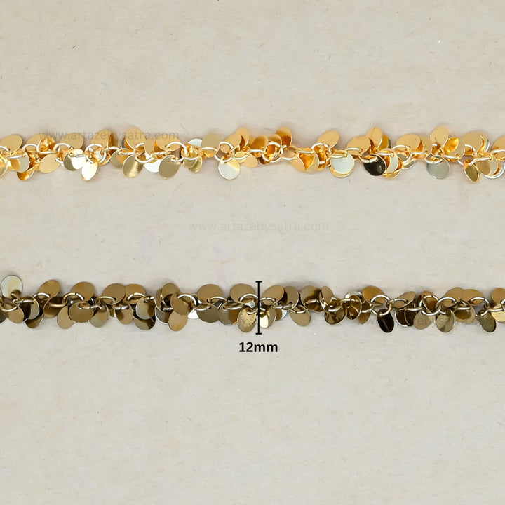 Circle Shape Iron Chain | Size : 16mm | Qty : 1mtr | IC21