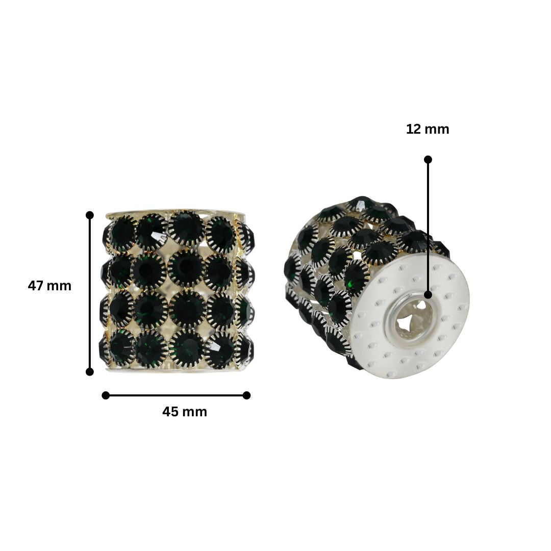 Rhinestone Spacer Beads | Size : 45mm | 1pc | DB15