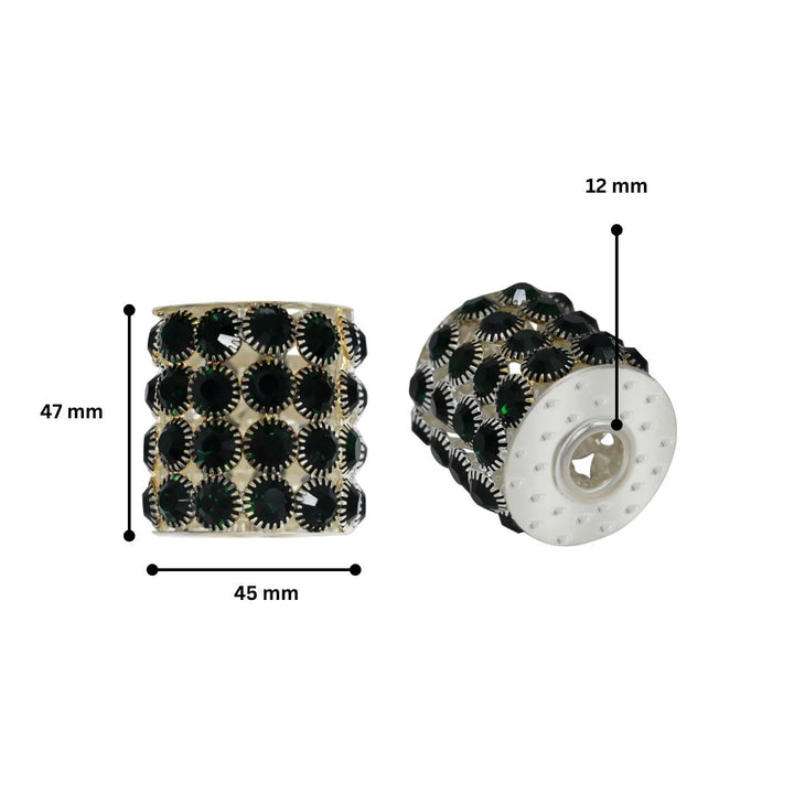 Rhinestone Spacer Beads | Size : 45mm | 1pc | DB15