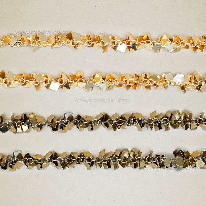 Square Shape Iron Chain | Size : 16mm | Qty : 1mtr | IC20