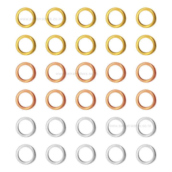 Closed Ring for Jewelry Making | Size : 5mm | 100gm | BF08