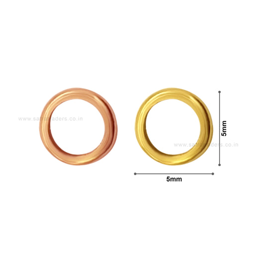 Closed Ring for Jewelry Making | Size : 5mm | Qty : 100g | BF08