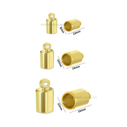 Jwellery Making Plastic End Caps | BF104
