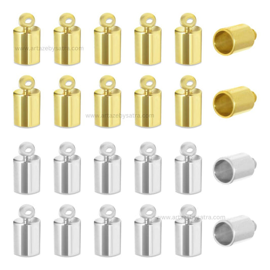Jwellery Making Plastic End Caps | BF104