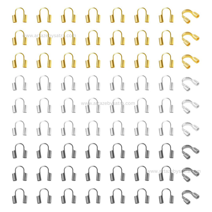 Wires Guard Loops U Clasp Connector | Size : 4mm | 1000pcs