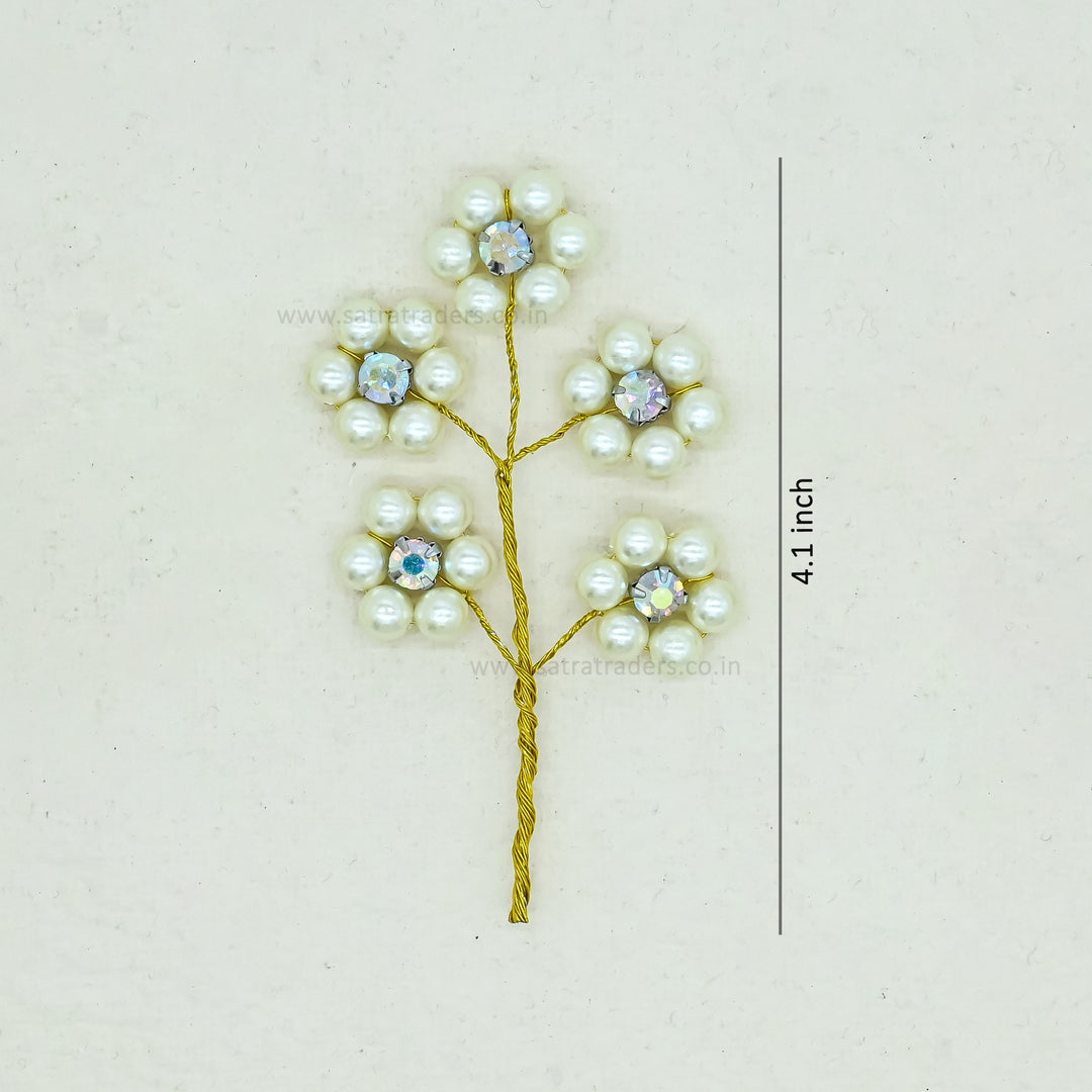 Beads Hair Accessories | Size : 4.1inch | Qty : 6pcs | HA32