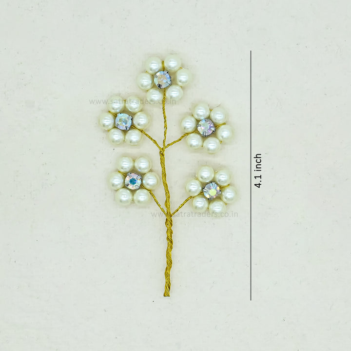 Beads Hair Accessories | Size : 4.1inch | Qty : 6pcs | HA32