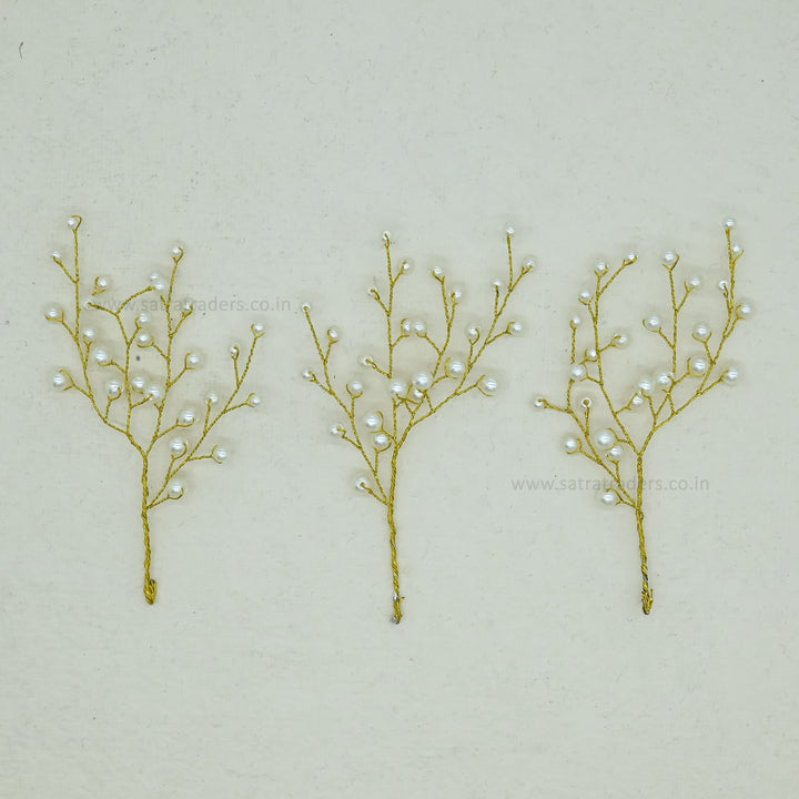 Beads Hair Accessories | Size : 4.5inch | Qty : 6pcs | HA24