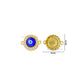 Evil Eye Meenakari Kundan Beads Connector  | Size : 21mm | Qty : 12pcs | MK38
