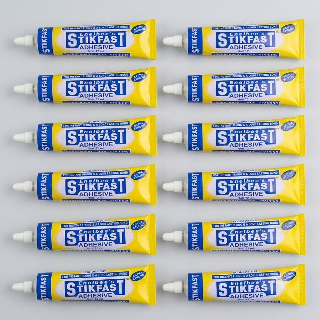 Stick Fast Adhesive Glue | Qty : 12pcs-12ml | GT04