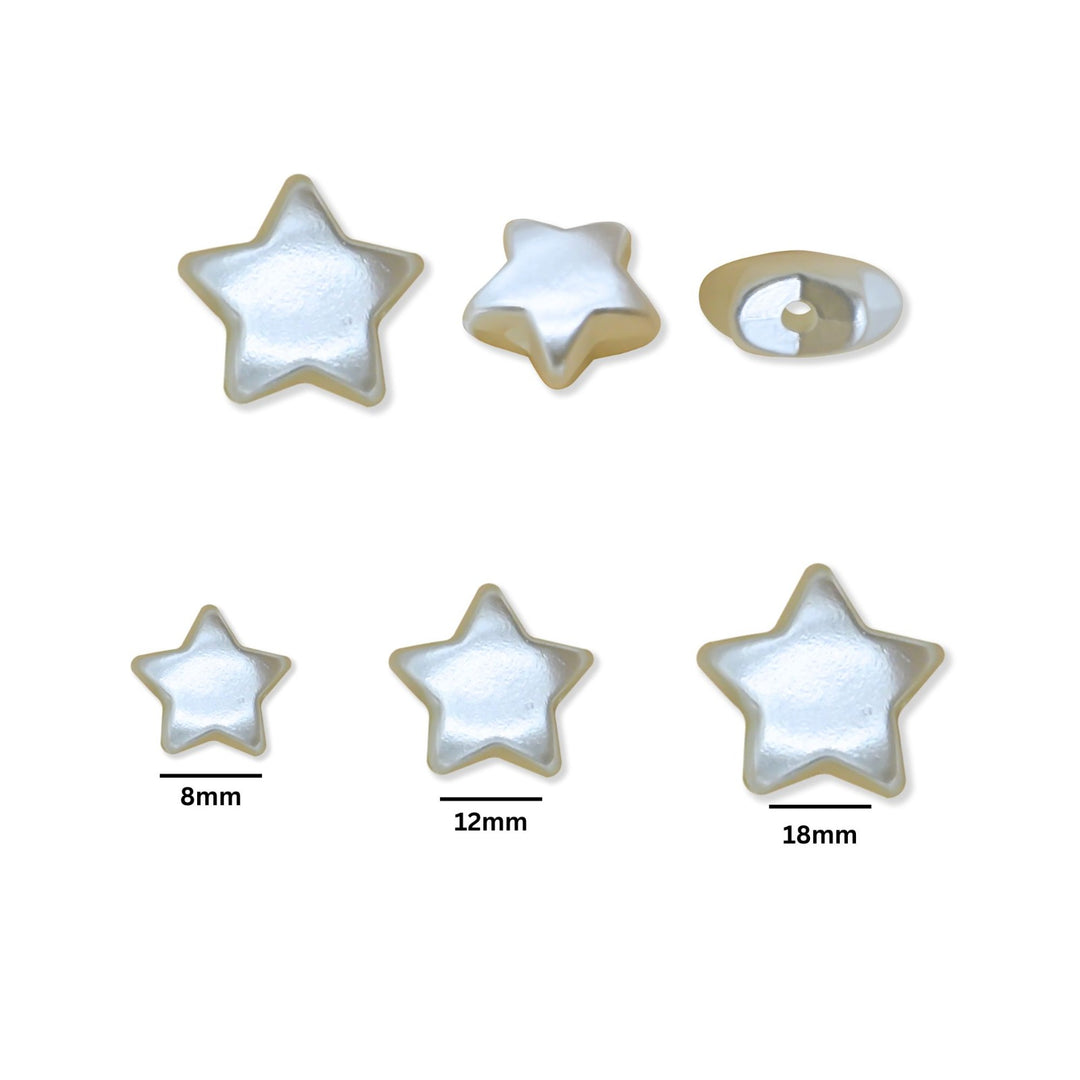 Star Plastic Pearl Beads