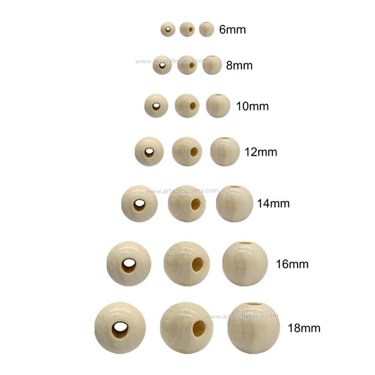 Round Wooden Beads | PB182