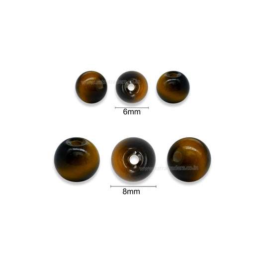 Tiger Eye Round Beads | GB21