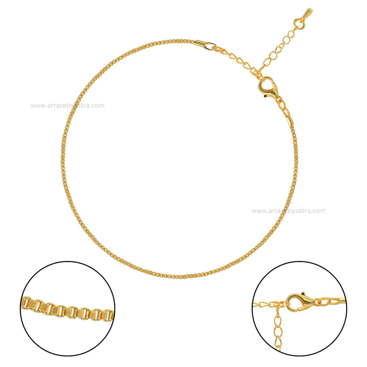 Iron Box Chains (Indian Polish) | Qty : 6pcs | RC01