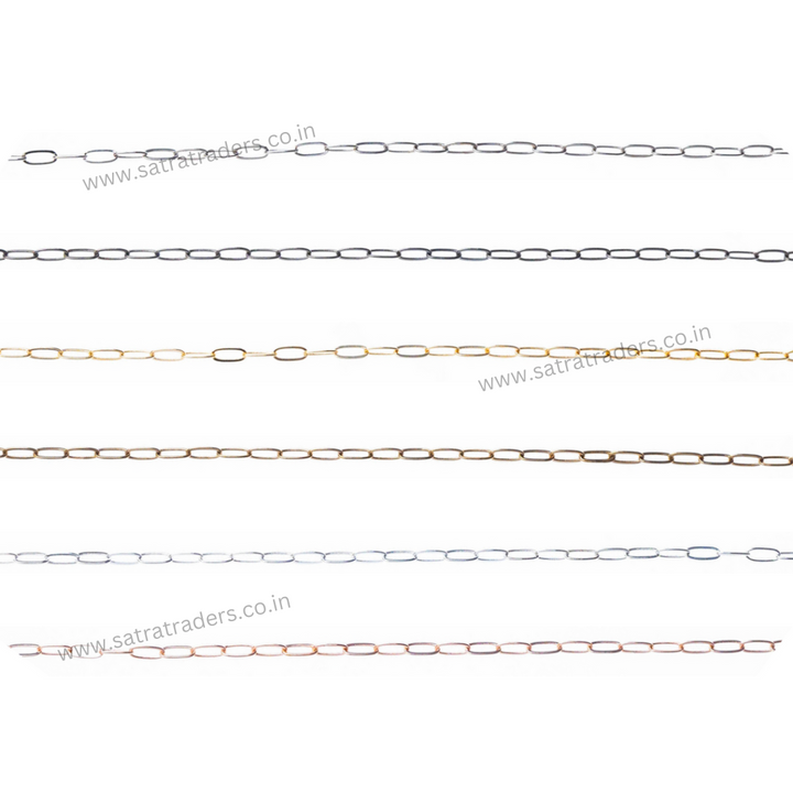 Iron Chain (Indian Plating) | Size:3x6mm | 100grm | IP05
