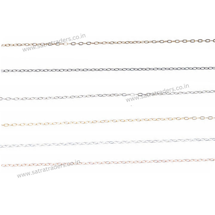 Iron Chain (Indian Plating) | Size:2x4mm | 100grm | IP04