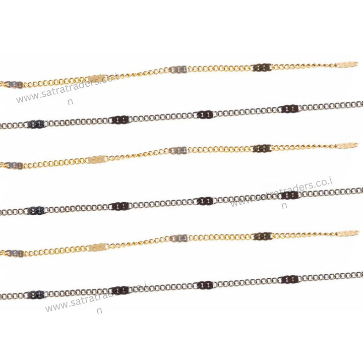 Iron Chain (Indian Plating) | Size:2mm | 100grm | IP02