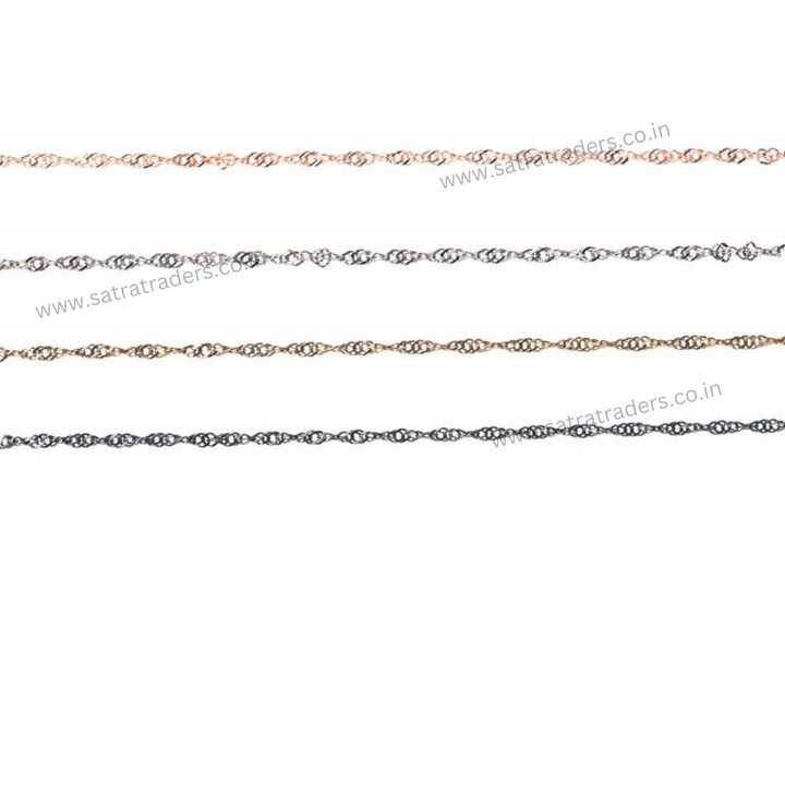 Iron Chain (Indian Plating) | Size:3mm | 100grm | IP03