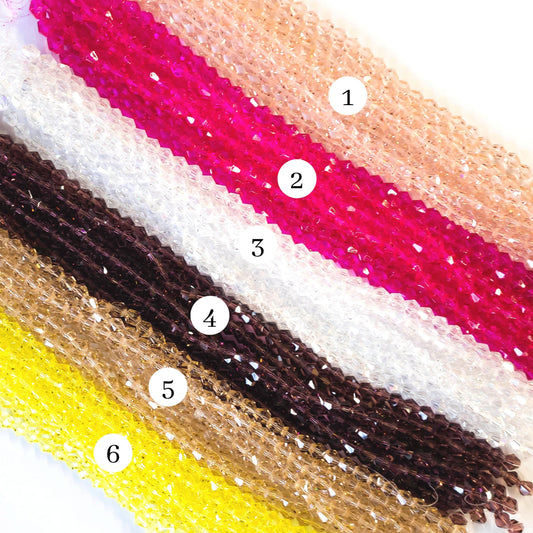 Crystal GB Beads | Size : 8mm | Qty : 10 Line-approx 40 Beads perline | GB64