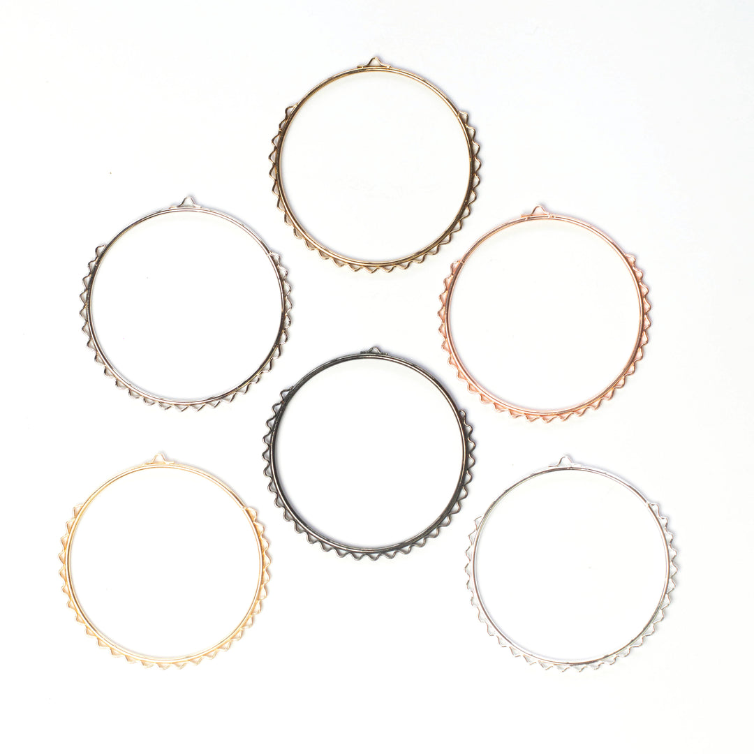 Earring Base 27 Naka Bali | Size : 62mm | 10pcs | EF56